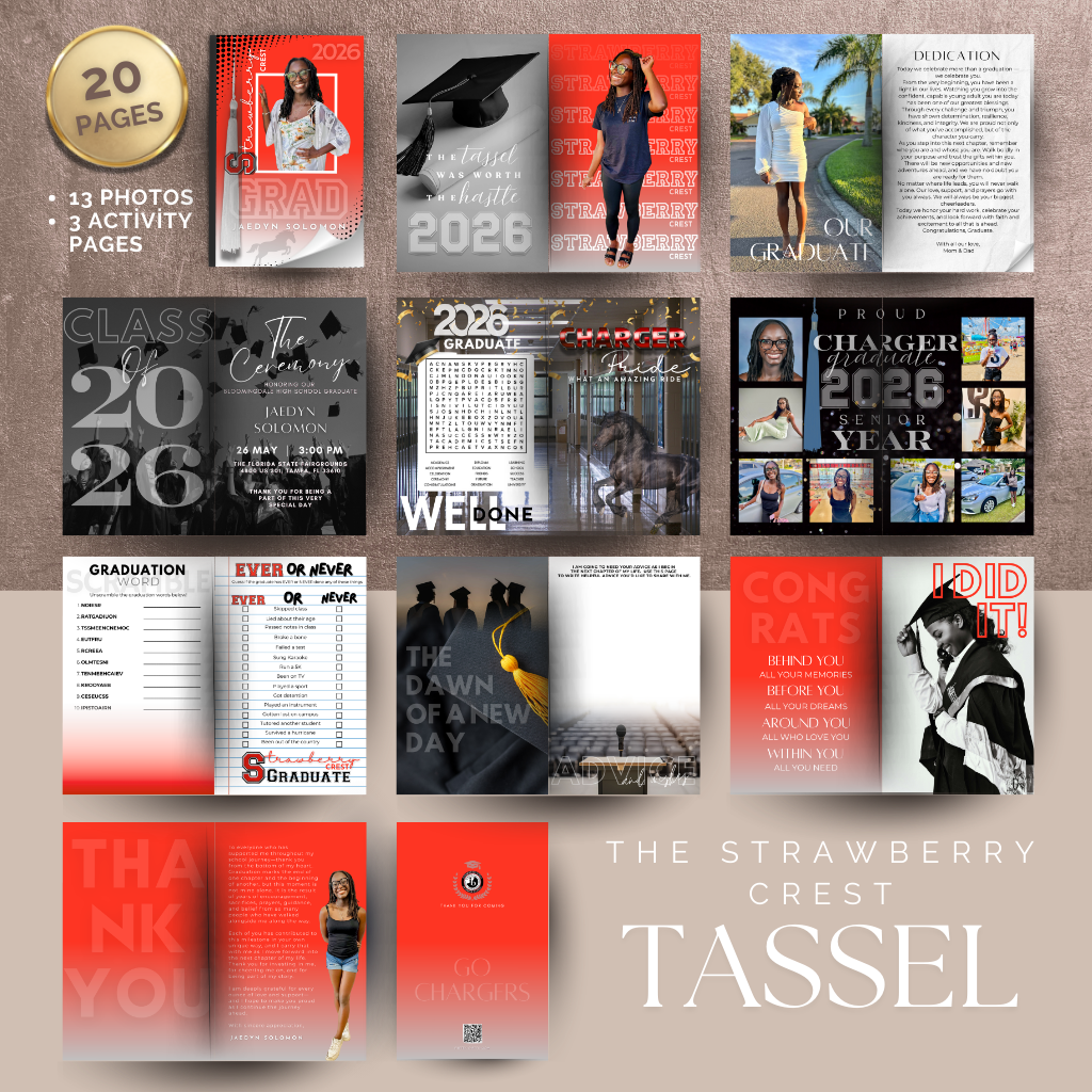 The Strawberry Crest Tassel